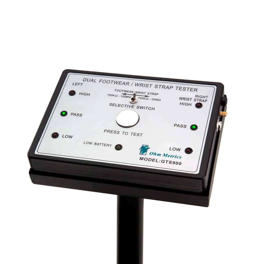 GTS900K Premium Combination Wrist Strap and Footwear Testing Station - Image 2