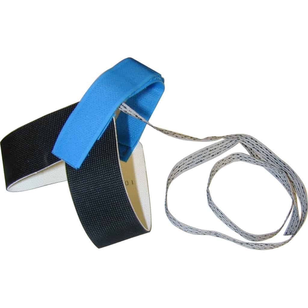 HG1341 - Standard Cup Style Blue Hook and Loop ESD Heel Grounder - 1Meg - Image 2