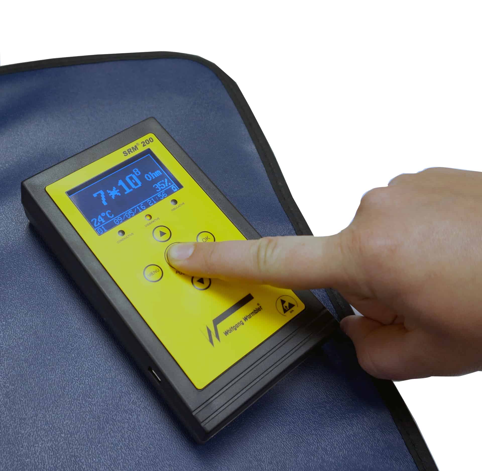 Warmbier 7100.SRM200.VK Pocket Digital Surface Resistance Verification Kit - Image 4