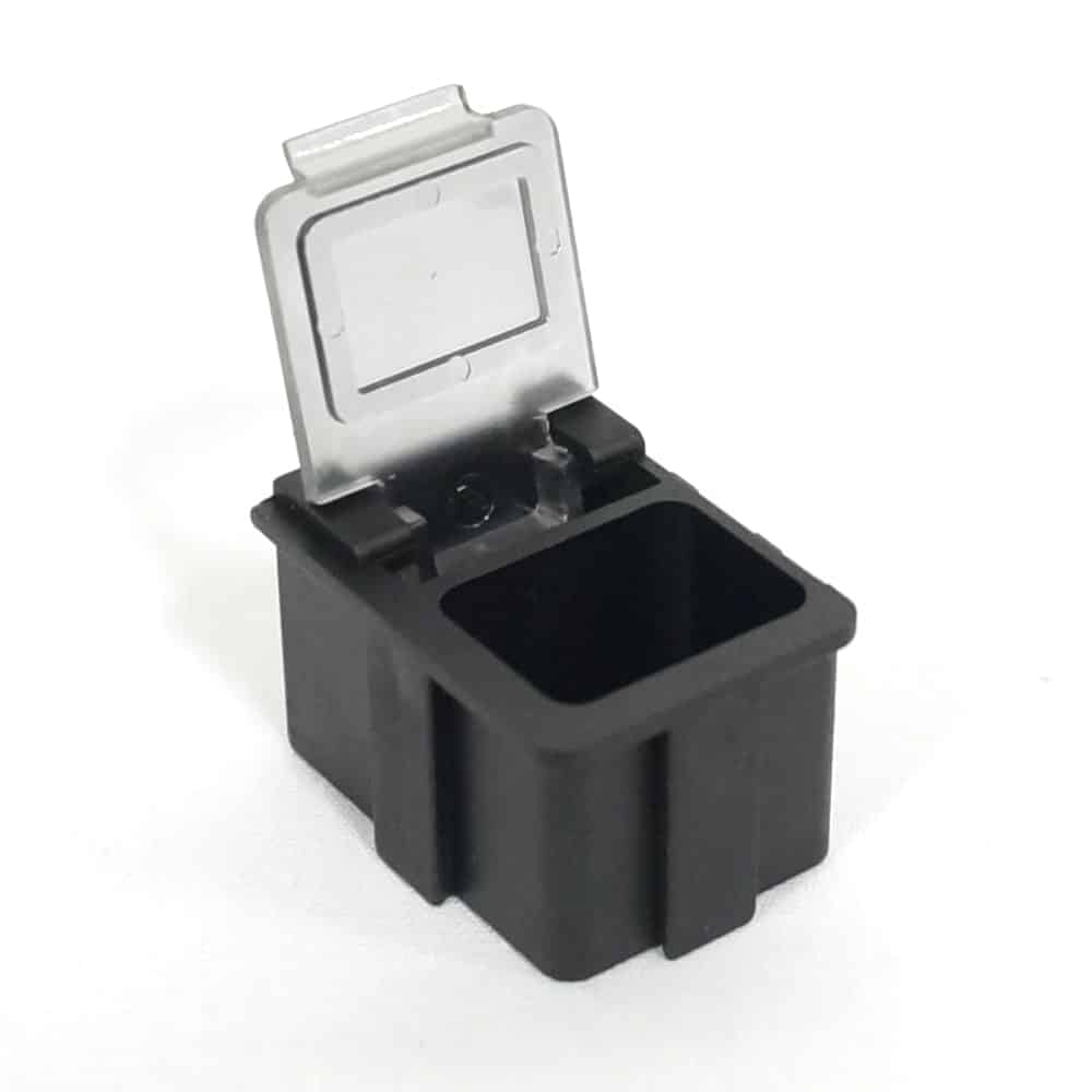 ESD Safe SMD Component Storage Boxes, Conductive Plastic - Clear Lids - Image 2