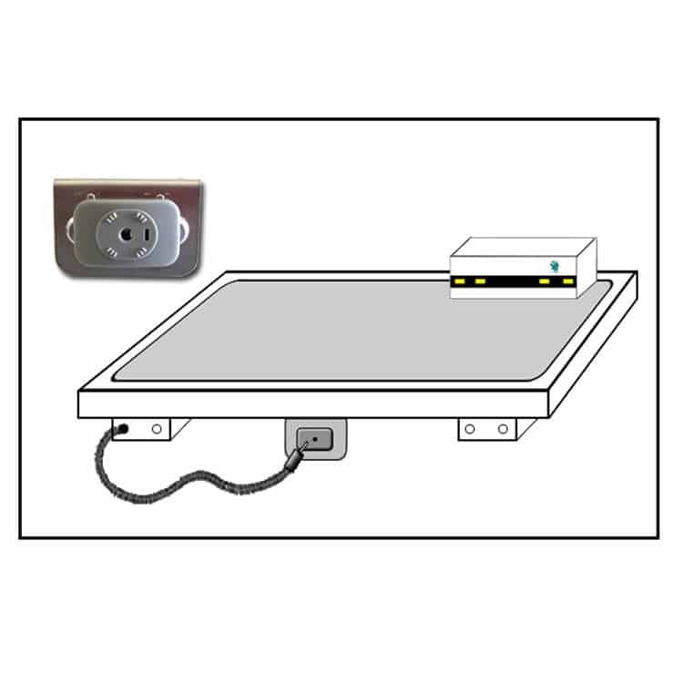 CP3000 parking jack for Dual Wire Constant Monitors and Wrist Straps - Image 2