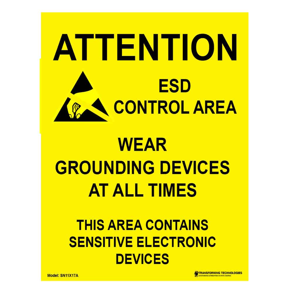 ESD Sign - 17"x 22"