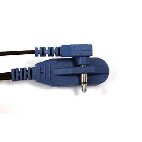 WB2695P - "One Snap" Dual Wire Fabric Wrist Band and 5ft Coil Cord Set - Image 3