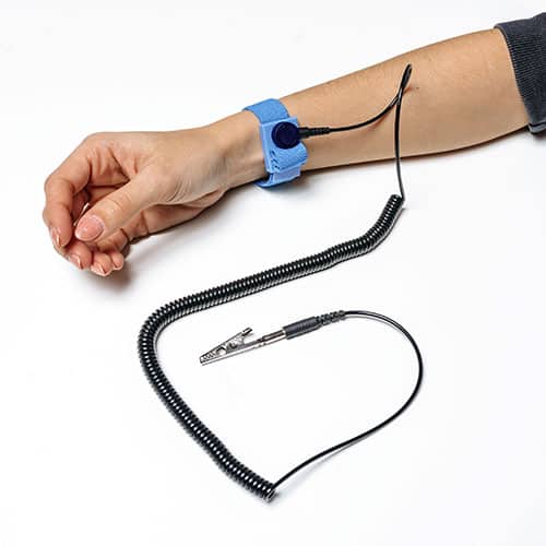 WB1845 Single Wire Wrist Band & Coil Cord Set - 12ft, 10mm snaps - Image 4