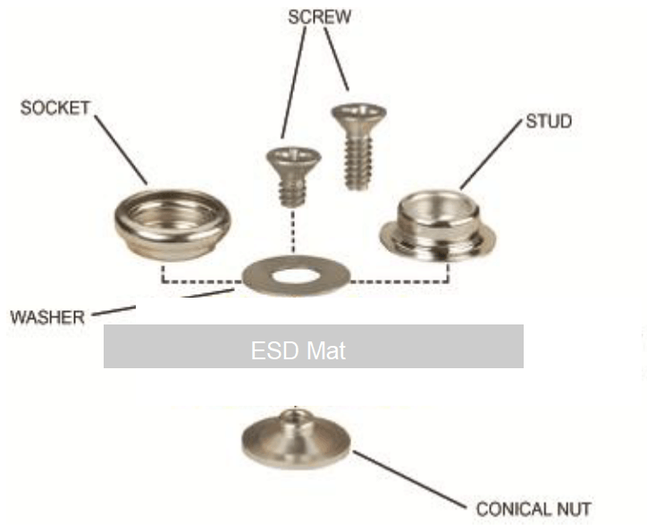 GK1000 ESD Table Mat Grounding Kit - Image 4