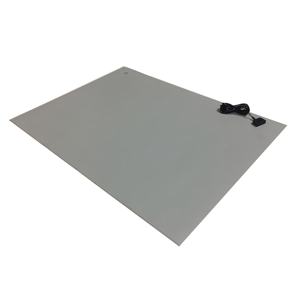 VinylStatB 3 Layer ESD Table Mat w/ Foam Back Gray